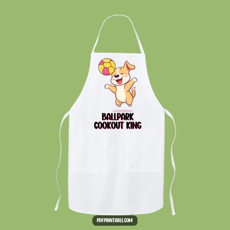 Funny Dog Ball Apron: Cook Up Fun With This Hilarious Kitchenwear