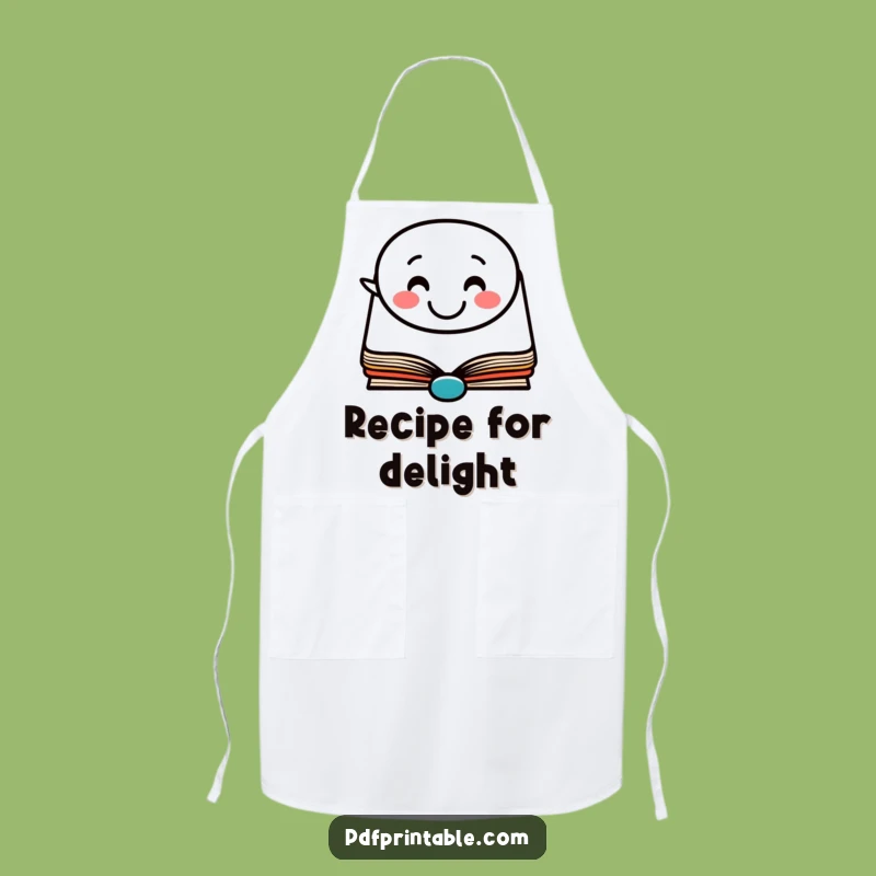 Funny Book Apron: Cook Up Smiles with Literary Charm