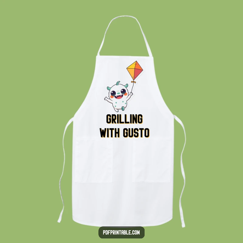 Funny Monster Apron: Cook Up Fun with Playful Charm