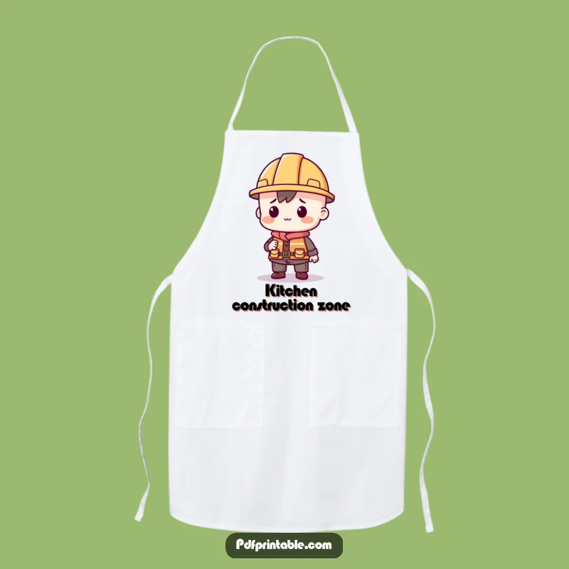 Funny Crafty Apron: Stay Clean While Building, Hilarious Creator Accessory