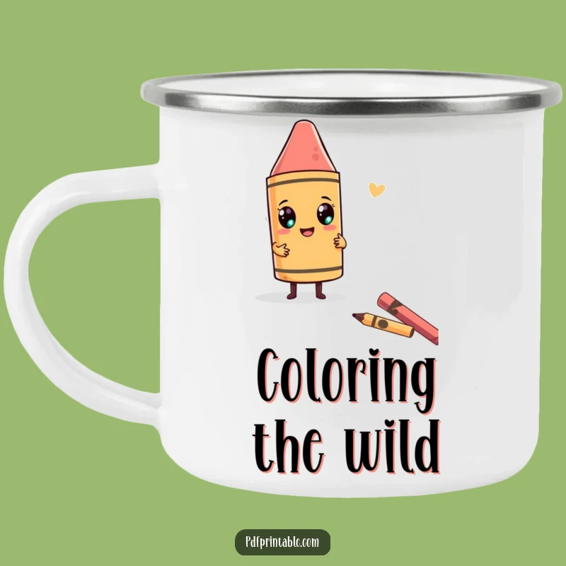 Funny Outdoor Artist Mug: Character drawing funny shape, durable and funny gift.
