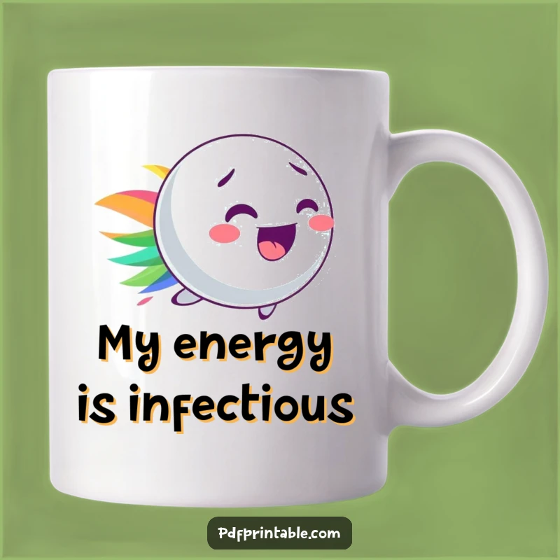 Funny Bouncy Ball Mug: Add Color and Fun to Your Day!