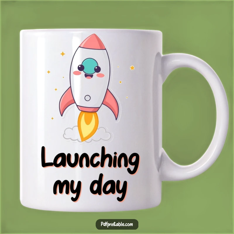 Funny Rocket Paper Blast Mug: A Hilarious Gift for Dreamers and Office Workers