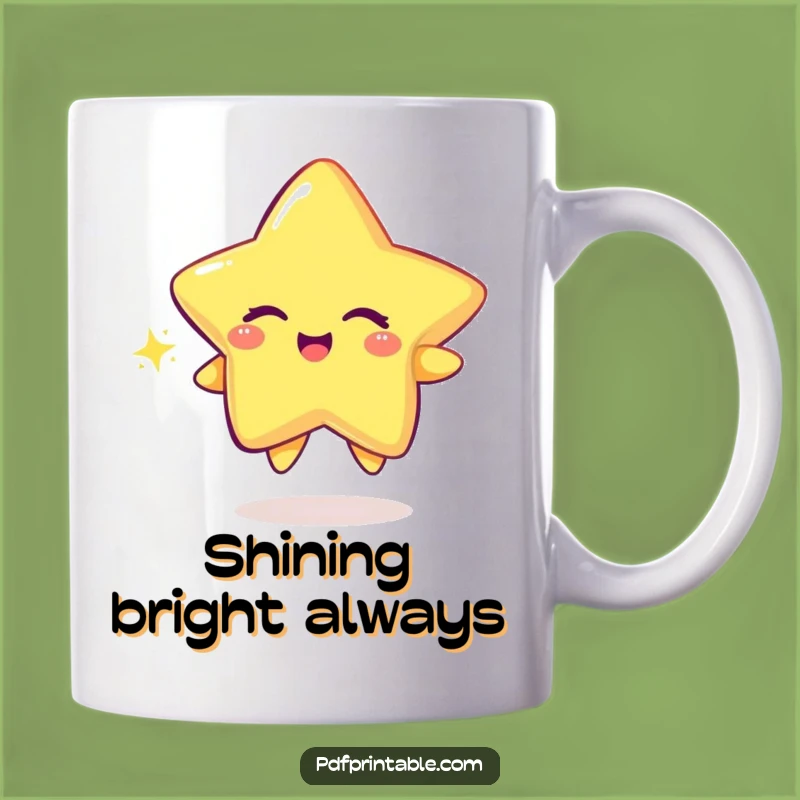 Funny Star Mug: Sparkle Up Your Day with Wit
