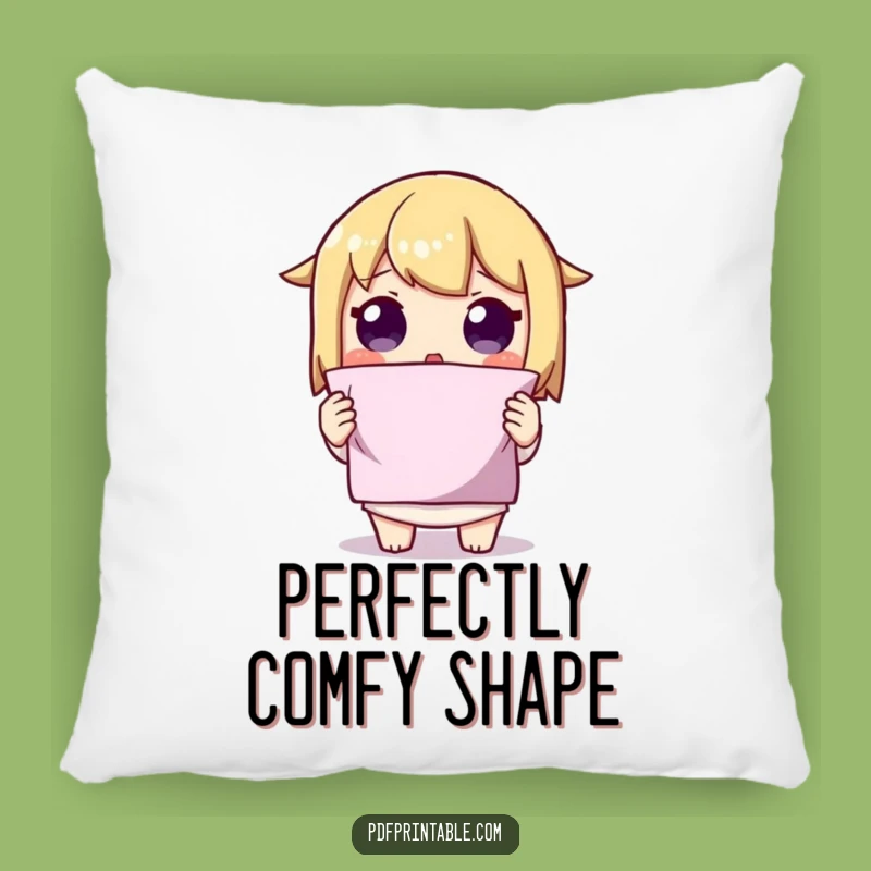 Cozy Amazement: Funny Folded Shape Pillow, a Snug Funny Gift!
