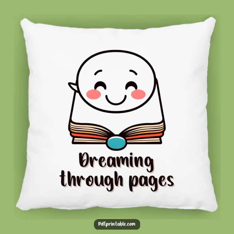Funny Book Pillow: Cozy Comfort for Every Happy Reader