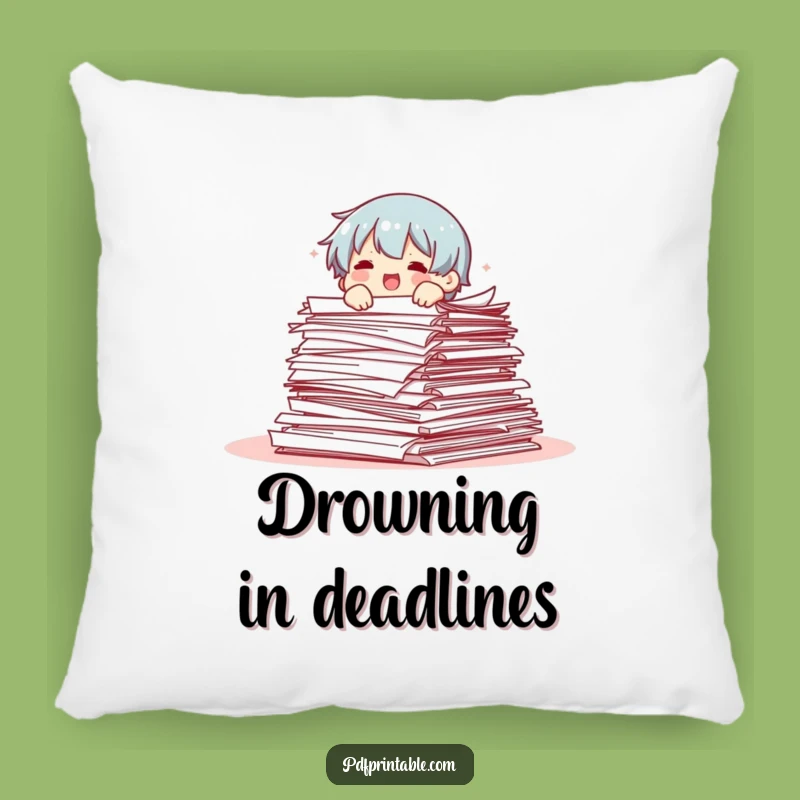 Funny Paper Nap Pillow: Comfy & Hilarious Accent for Your Couch or Bed