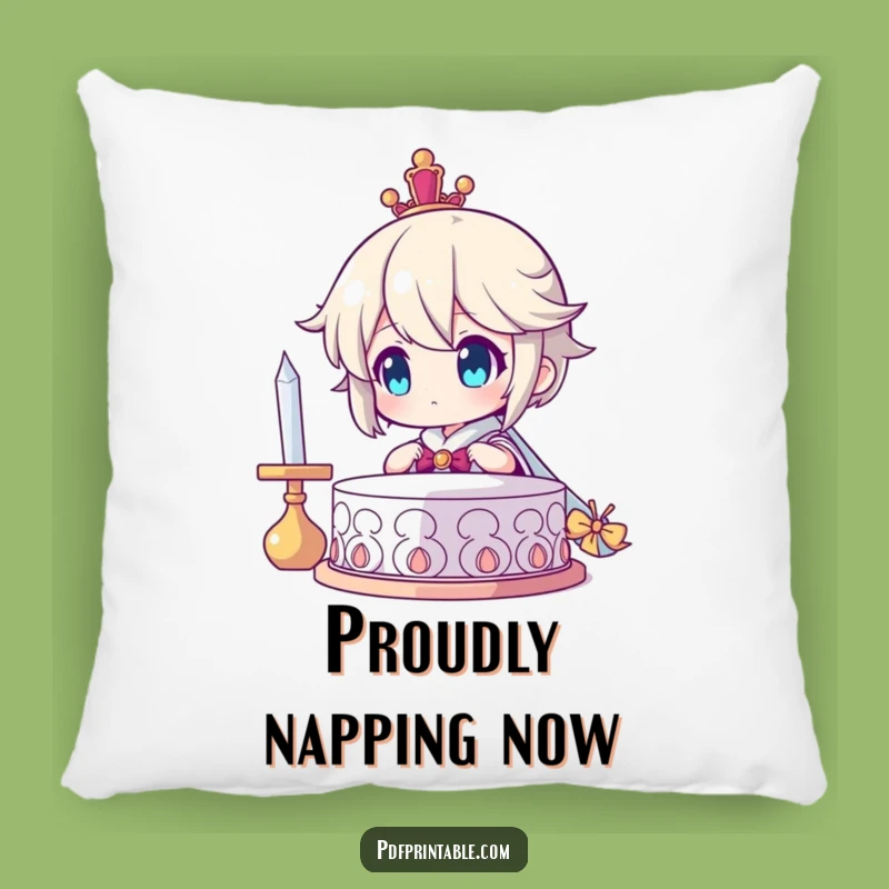 Funny Cozy Pillow: Character s Pride, Soft Funny Gift Cushion