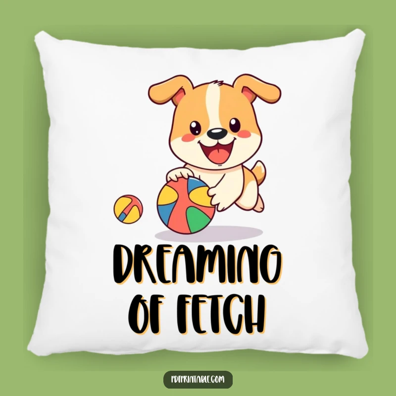 Funny Dog Ball Pillow: Cozy Play, Bouncing Fun, Decorative Funny Gift