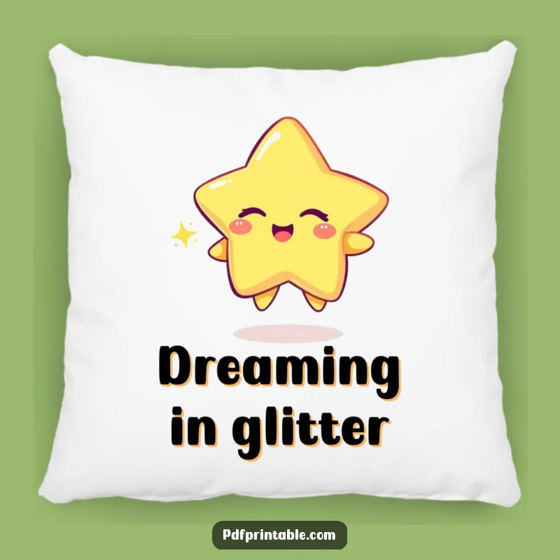 Funny Starry Night Pillow: Cozy Comfort Under a Sparkly Sky