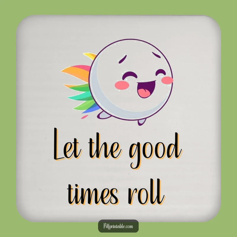 Funny Bouncy Ball Coaster: Protect Surfaces with Color!