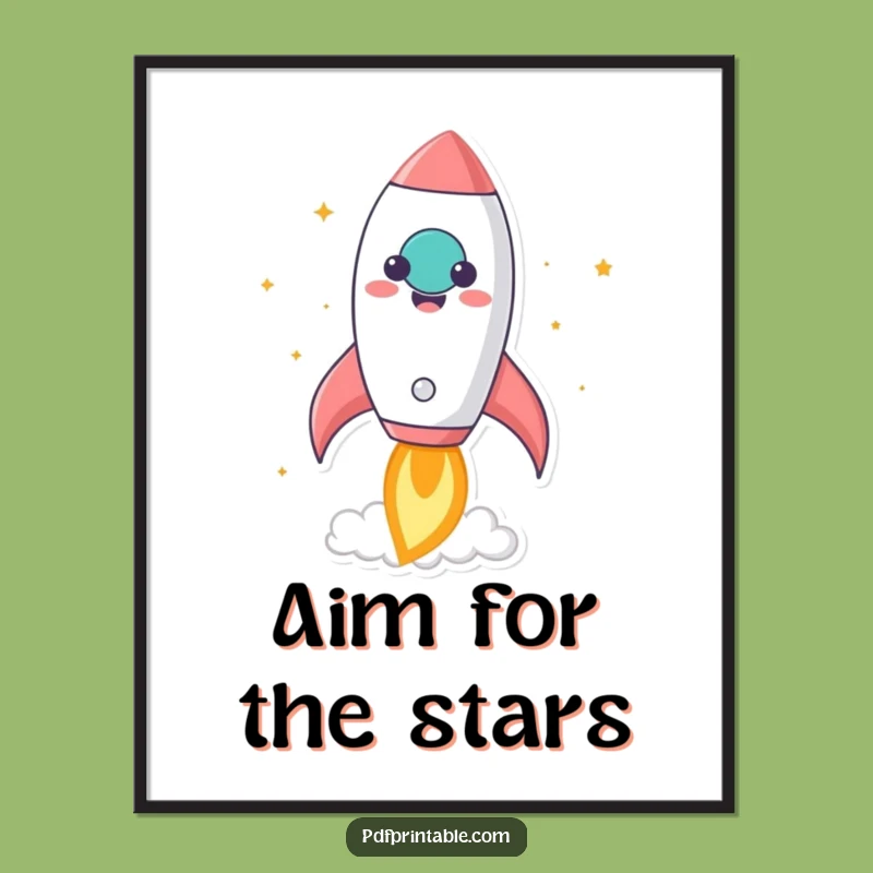 Funny Rocket Paper Blast Poster: Add Uplifting Humor and Inspiration to Your Walls