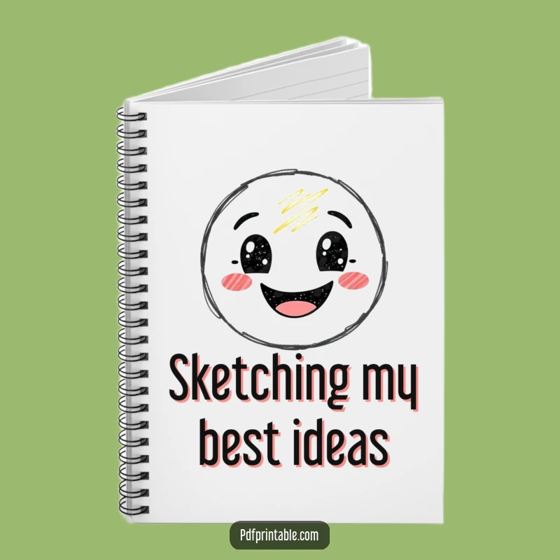 Funny Crayon Smile Notebook: Jot Down Ideas with Hilarious Artistic Flair
