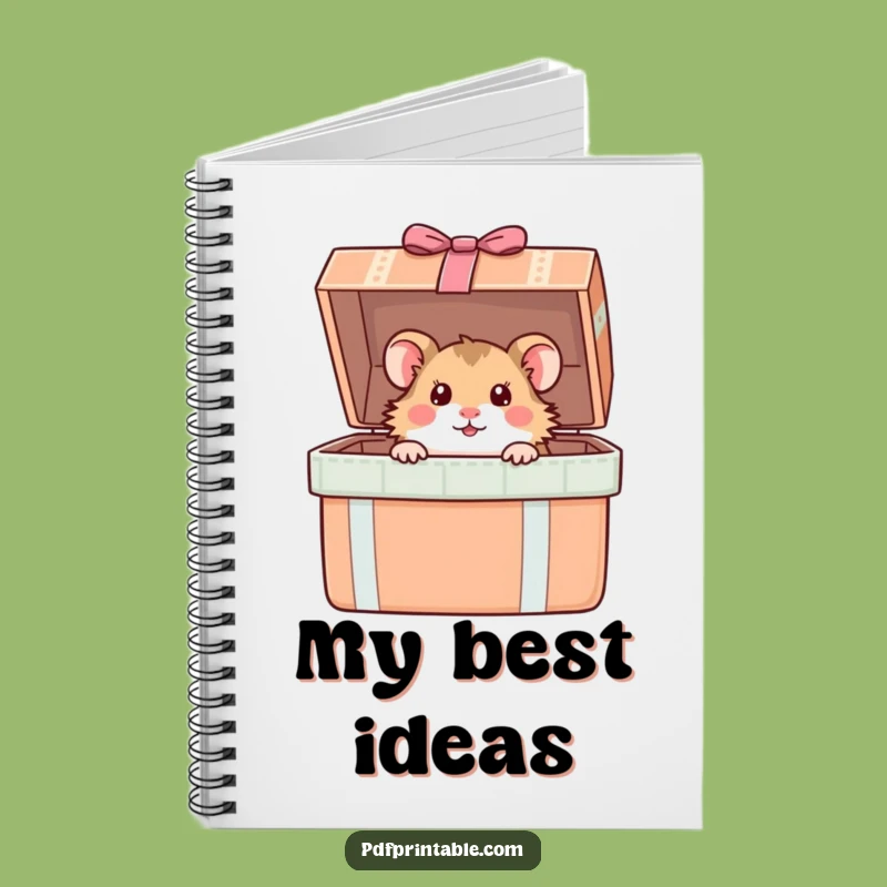 Funny Hamster Gift Box Notebook: Hilarious Journal for Curious Ideas