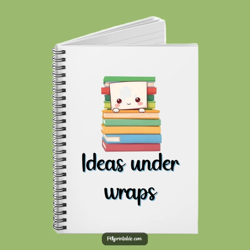 Funny Storyteller Notebook: Character hiding in pages, a perfect funny gift.