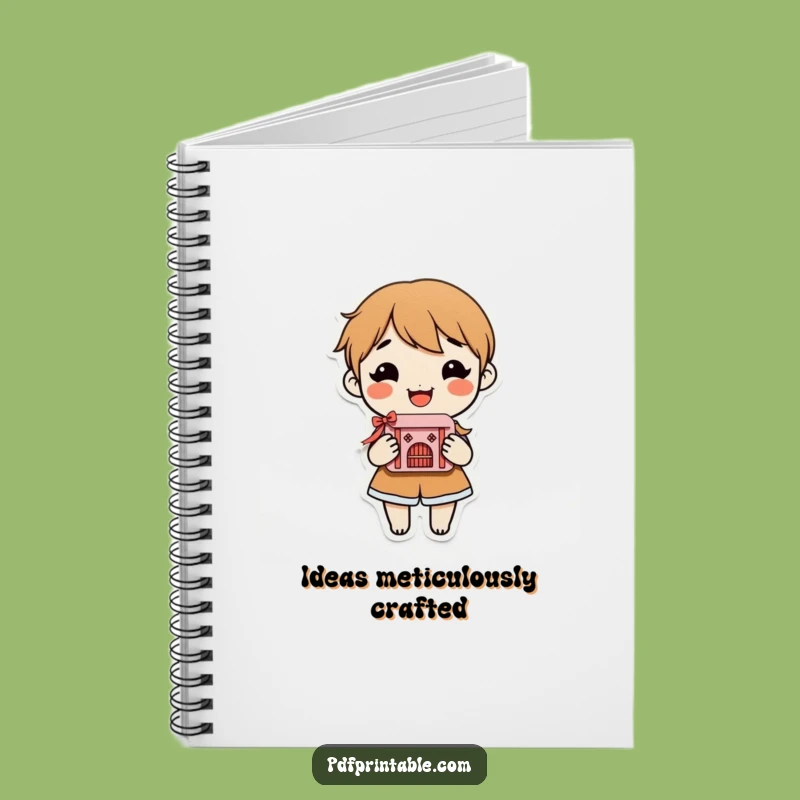 Funny Craft Success Notebook: Smiling character with paper craft, a perfect funny gift.
