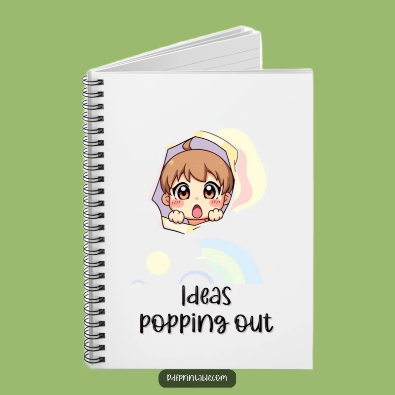 Funny Surprise Page Character Notebook: Jot Down Surprises, Colorful Page, Hilarious Gift