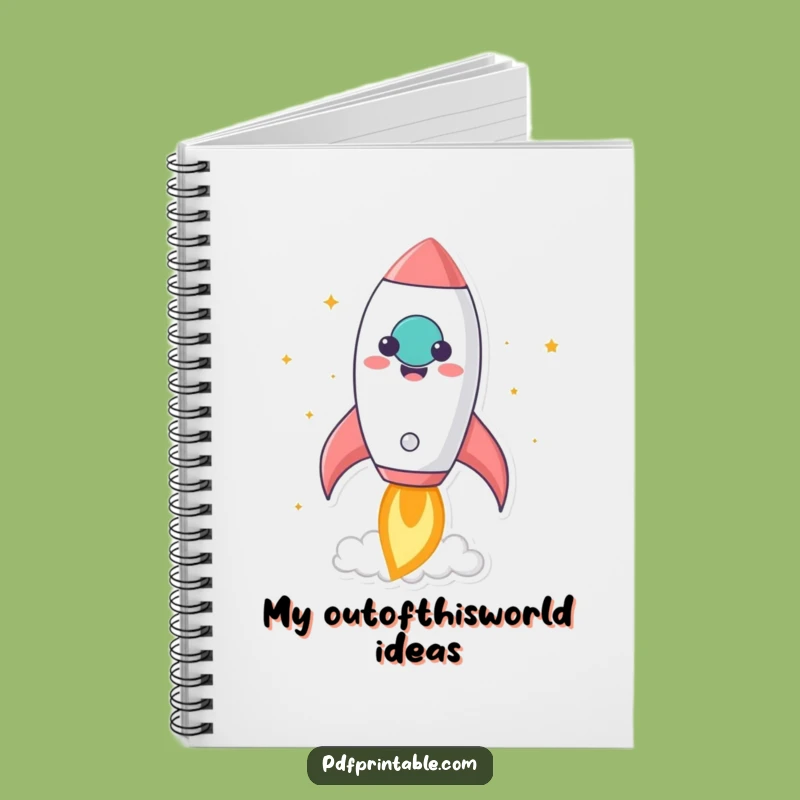 Funny Rocket Paper Blast Notebook: Jot Down Ideas with Hilarious Inspiration