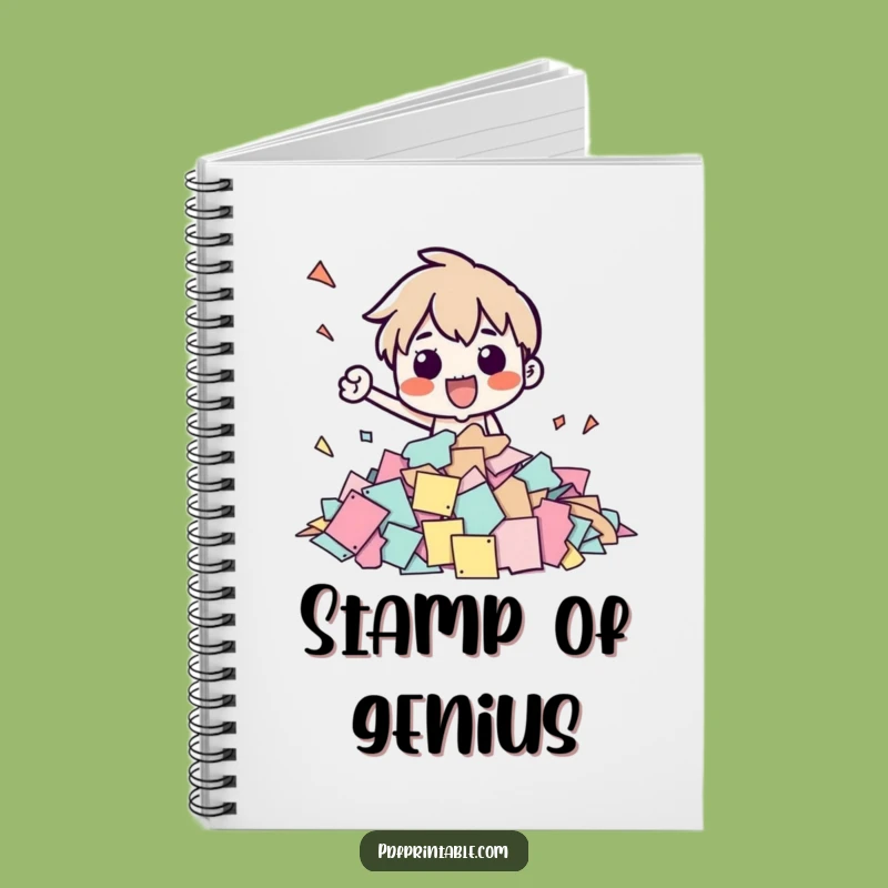 Funny Office Stamper Notebook - Jot Down Ideas Funny Gift