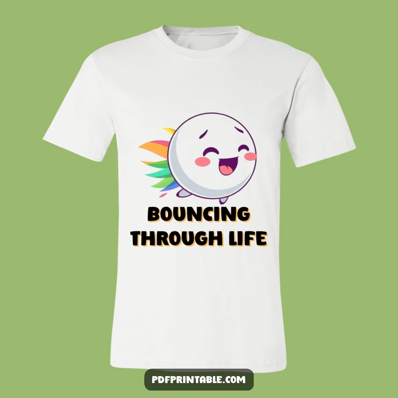 Funny Bouncy Ball T-Shirt: Wear Your Colorful Spirit!