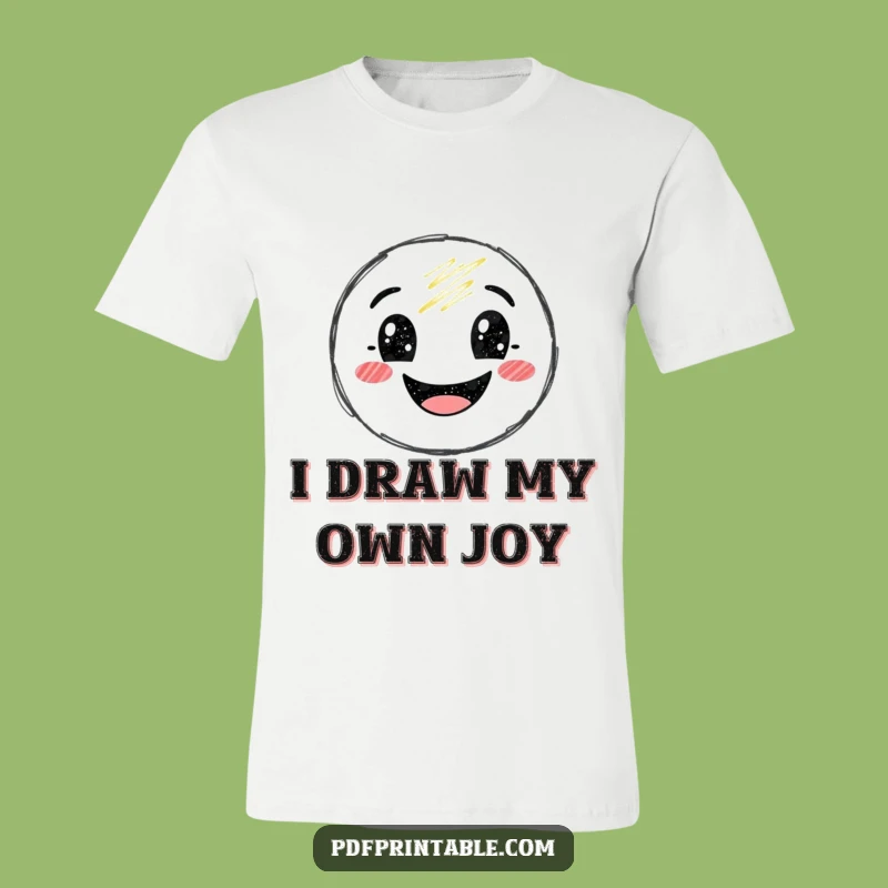 Funny Crayon Smile T-Shirt: Hilarious Art Gift for Creative Souls