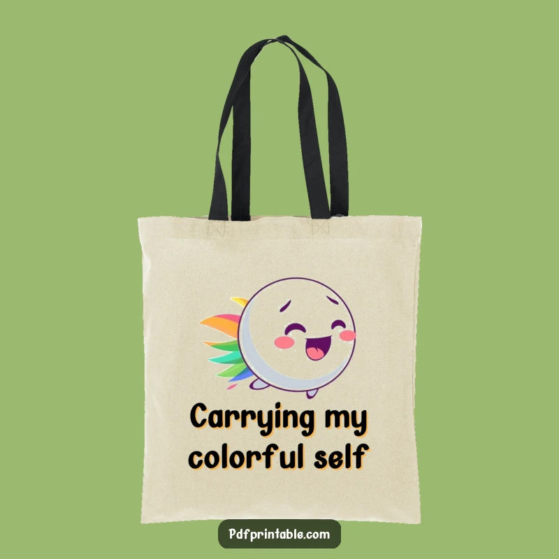 Funny Bouncy Ball Tote Bag: Carry Color and Fun!